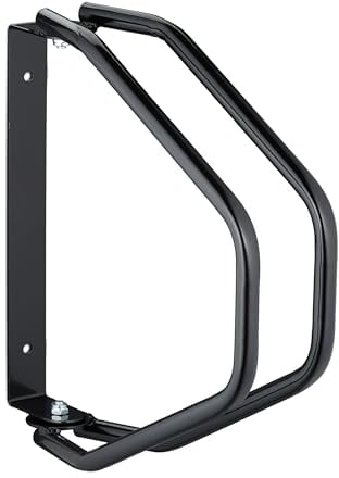 Relaxdays Support pour Votre vélo, Montage Mural, Porte-vélo en Acier Robuste, pivotant à 180°, Noir