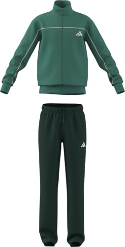 adidas Unisex Kids Junior Tricot Colourpop Tracksuit, pure teal/white, 15-16 Years