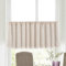 1PCS Flächenvorhang Beige, Baumwolle Leinen Vorhang Abdunkelnd Einfarbig Mit Spitze Kurze Vorhänge 150X60CM