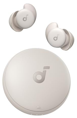 soundcore Sleep A20 Earbuds by Anker, Noise Blocking, Comfy for Side Sleepers, AI Brainwave Audio, 80H Playtime, Stream Content via Bluetooth 5.3, Sleep Monitor, Personal Alarm