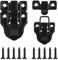 Hasp Latches Hardware, Mabor 2 Pack Black Classical Duckbilled Tool Box Buckle Latch Locks Replacement for Jewelry Box Cabinet, Chest, Jewelry Box, Ordinary Wooden Box
