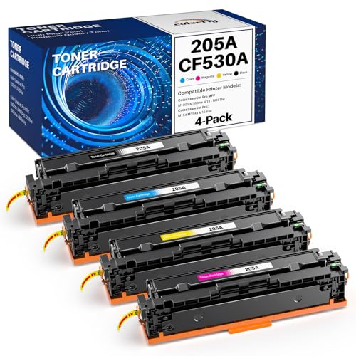colorfly 205A Toner Kompatibel für HP 205A CF530A für LaserJet MFP M180n | für HP MFP M181fw Toner für Color LaserJet Pro MFP M180n M181FW M180NW M180FW M181N M154A