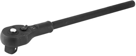 Xiuganpo Boîte de Rangement de Flèche, clé à Douille à Cliquet, Outil de Voiture Réversible Solide pour la Réparation Automobile, Alliage Noir, Taille de 1 Pouce (1 pouce)