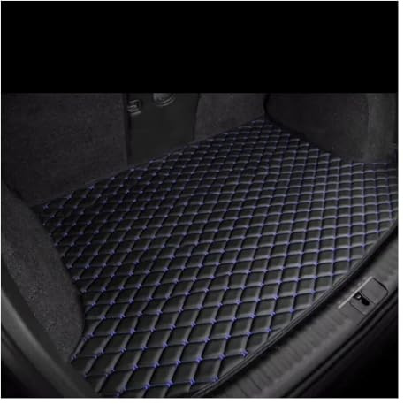 Auto Kofferraumwanne Kompatibel Mit Benz C-Klasse W204 2007 2008 2009 2010 2011 2012 2013 Maßgeschneiderte Kofferraummatten Für Den Innenbereich(Schwarz Blau)