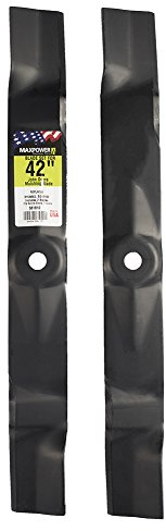 Maxpower 561810 2-Blatt Mulchen Set für 106,7 cm Cut John Deere ersetzt M139802, bg10192
