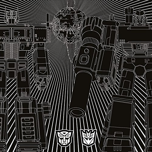 Transformers Leinwanddruck, Holz, Mehrfarbig, 40 x 40 cm