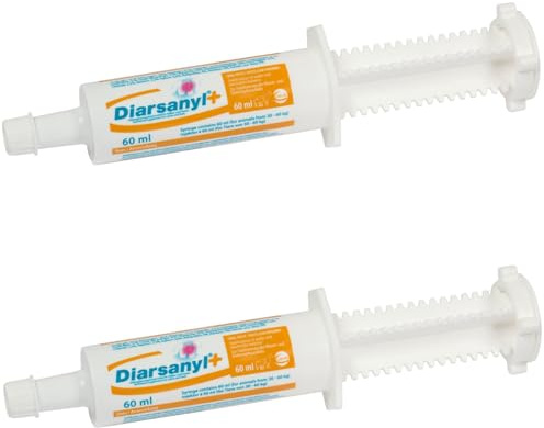 Diarsanyl CEVA Plus | Doppelpack | 2 x 60 ml | Diät-Ergänzungsfuttermittel für Kälber & Fohlen | Unterstützung des Verdauungssystems