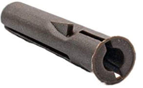 Talon - Plastic Wall Plugs - Pack of 5X 20 - Brown - 23cm - for 8-12 Gauge Woodscrews - Available in Variety of Sizes - for Home Improvement and Trade Jobs - Tool Set Essentials