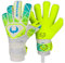 Renegade GK Vortex Wraith Torwarthandschuhe | 3.5+3mm Hyper Grip & 4mm Duratek | Neon Gelb & Blau Torwart Handschuhe (Größe 10, Erwachsener, Manns, Roll Hybrid Cut, Level 3)