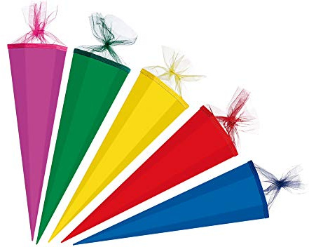 Nestler Bastelschultüte/xfcte bunt