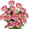 FiveSeasonStuff Real Touch Roses Artificial Flower 15 Stems Silk Roses ‘Petals Feel and Look like Fresh Roses' Bouquet of Flowers Floral Arrangements (#17 Rainbow)