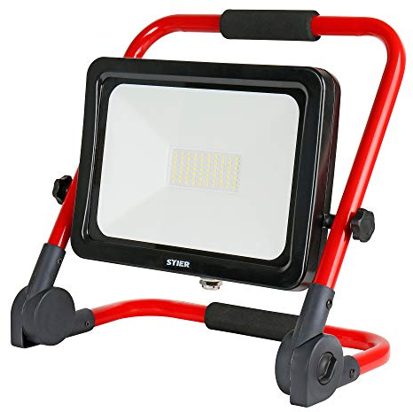 STIER Projecteur de chantier à LED CMS Basic 50W, 4000 lumens, IP65, duree de vie LED: 20.000h, lampe batterie, lampe de chantier