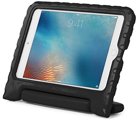 Brand.it iPad Hülle Kinder Learn.it - geprüft in Deutschland stossfest und robust aus Schaumstoff - ideal für Schule und Unterricht - Passend für Apple iPad mini 5/4 Kinderschutzhülle schwarz