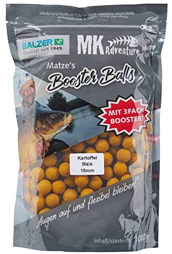 Balzer Matze Koch Booster Balls, Kartoffel/Mais, 15 mm, 1000 g