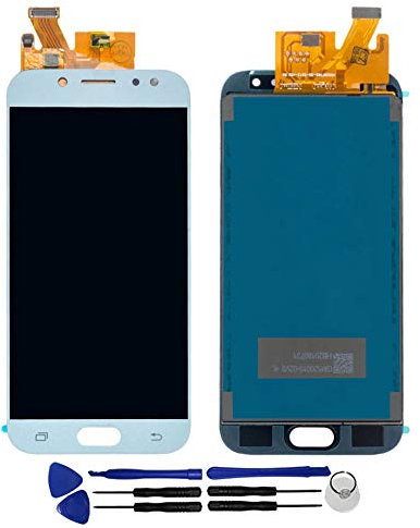 OYOG Remplacement pour Samsung Galaxy J5 2017 J530 5.2 J530F/DS Ecran Vitre Tactile LCD Assemblé (sans Châssis) (Bleu)