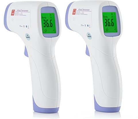 TPZ No Touch Infrared Forehead Thermometer | Non-Contact Infrared Thermometer Suitable for Baby and Adult | Use with Instant Read | for Fever, Medical Digital Body, Body and Surface Mode (2)