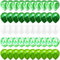Palloncini Verdi, Palloncini Verdi Compleanno, 60 Pezzi Palloncini Verdi Giungla, palloncini con coriandoli, per Battesimo Bambino, Festa Compleanno Decorazioni, Giungla Compleanno Bambini, Matrimoni
