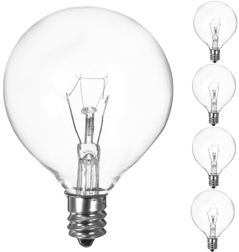 minkissy 5pcs Lava Lamps Bulbs 230V Wax Warm Lamp Bulbs 25W E12 Replacement Globe Bulbs 5045517N42V