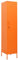 vidaXL Schließfachschrank mit 4 Einlegeböden Umkleideschrank Stahlschrank Lagerschrank Metallschrank Aktenschrank Schrank Orange 35x46x180cm Stahl