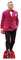 STAR CUTOUTS CS970 Daniel Craig Red Velvet Jacket Lifesize Pappaufsteller mit Mini