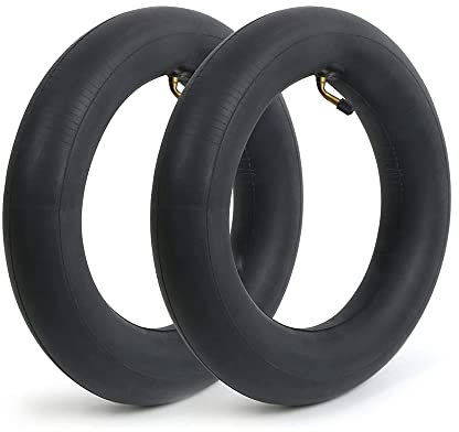 HORO.ES 10X/Speedual kompatibler Reifen mit 90º/45º Luftventil für Reifen (80/65-6 oder 255x80) 10 Zoll (2 Stücke) - CAMA 10x2,5 (45º)