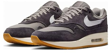 Nike Herren Air Max 1 PRM Crepe Sneaker, Soft Grey/Neutral Grey/Thunder Grey, 40