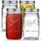 Wide Mouth Mason Jars 32 oz. (4 Pack) - Quart Size Jars with Airtight Lids and Bands for Canning, Fermenting, Pickling, or DIY Decors and Projects - Bundled with Jar Opener