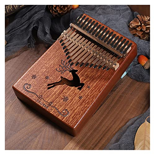 Kalimba 17 Tasten Kalimba Daumenklavier Musikinstrumente (Color : G 17Key)