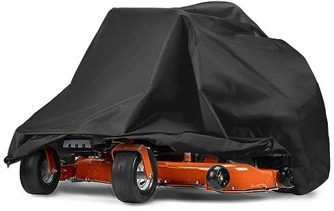Zero Turn Mower Cover, 210D Universal Fit Lawn Mower Covers, Waterproof, UV, Dust and Wind-Resistant for Outdoor Protection