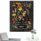 Genikeer Dark 2024 Mondkalender | Bunte Aquarell Wandkalender | Bunte Waterink Wandkalender | Dunkler Wald 2024 Lunar Kalender | Bunter Waterink Kunstkalender Für Home Offices