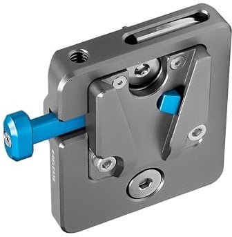 KONDOR BLUE | Mini V-Mount Battery Plate with Removable Pins, Magnetic Tool & Multiple mounting configuarations | Space Gray