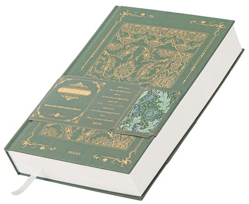 MGGAO Hardcover-Tagebuch für Frauen, A5-Notizbuch mit Linien, Niedliches Tagebuch zum Schreiben, Ästhetisches Zeitschrift, College-Notizbuch mit 100 g/m² Dickem Papier, 320 Numerierte Seiten