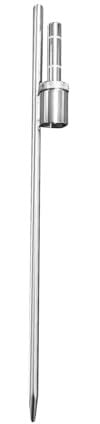 LOVIVER Feather Flag Base Accessories Metal Flag Ground Stake Feather Flag Pole Stake for Rafting Races Yard Outdoor, Length 50cm