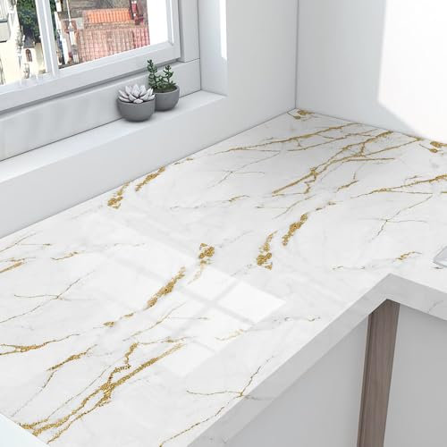 Wallpaper Abstract Golden Stripes Sticky Wallpaper Non Woven Self Adhesive Wallpaper Bathroom Wallpaper Peel and Stick Wallpaper Kitchen Wallpapers Wall Paper Art Deco Wallpaper 40x100cm/2 Pcs