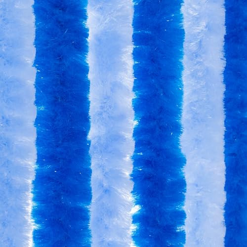 Moritz Tenda in ciniglia 90 x 200 cm Sky Ocean Blue per porta come zanzariera per campeggio, roulotte
