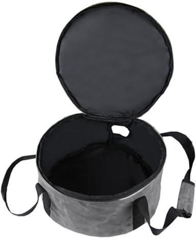Tragetasche für Dutch Oven - Ofen-Aufbewahrungstasche, dicke Canvas-Organizer-Tasche mit Griff | Tragbare Kochgeschirrtasche Campingzubehör für die Aufbewahrung von Feuertöpfen, 14,17 * 7,09 Zoll
