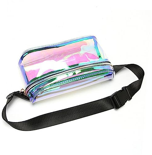 SAFIGLE Modische Umhängetasche für Damen Reise-umhängetasche Aus Pu-Leder Reflektierende Details Große Kapazität Gürteltasche für Den Täglichen Gebrauch Unisex-Design für Jungen und Mädchen