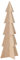 vidaXL Weihnachtsbaum, Tannenbaum Holz zum Schmücken, Christbaum Holzbaum DIY Weihnachten Dekoration, Dekobaum Weihnachtsdeko, 112cm Massivholz Kiefer