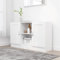 ShGaxin Sideboard Hochglanz-Weiß 120x30,5x70 cm Holzwerkstoff, Kommode Schlafzimmer, Kommoden & Sideboards, Wohnzimmerschrank, Flur Kommode, Zimmer Möbel - 802783