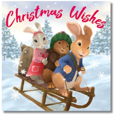 Danilo Promotions LTD Offizielle Peter Rabbit Weihnachtskarte, generische Weihnachtskarte Peter Hase
