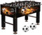 GAMES PLANET Kickertisch Leeds in 6 Farben, Tischfußball, Tischkicker, inkl. 4 Bälle + 2 Getränkehalter, ca. 60kg (Dekor (feuerball))