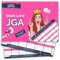Stadt Land JGA by snaPmee - Quiz Spiel Junggesellenabschied Frauen, Geschenk Braut & Team Bride - 50 Blatt Din-A4
