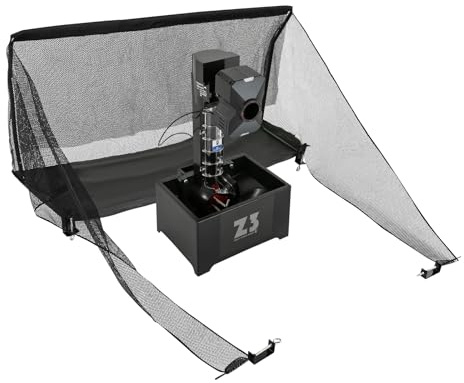 HOMEONENIC Tischtennis Roboter mit Netz Automatische Tischtennis Ballmaschine mit 100 Bälle Ping Pong Ball Maschine mit Netz 35-90 Bälle/Min 10 Modi Tischtennisroboter für Fitnessstudios Schulen