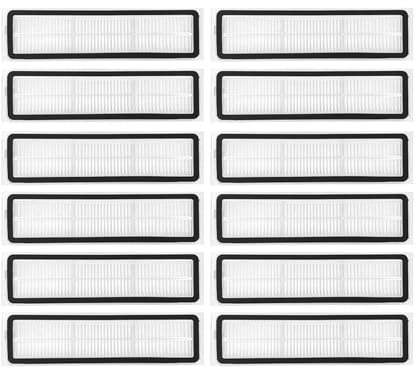 Compatible con Dreame D9 MAX Gen2 Robot Aspirador Accesorios Piezas de Goma Cepillos Laterales Principales Paños de Mopa Filtros HEPA Piezas de Repuesto(Plum)