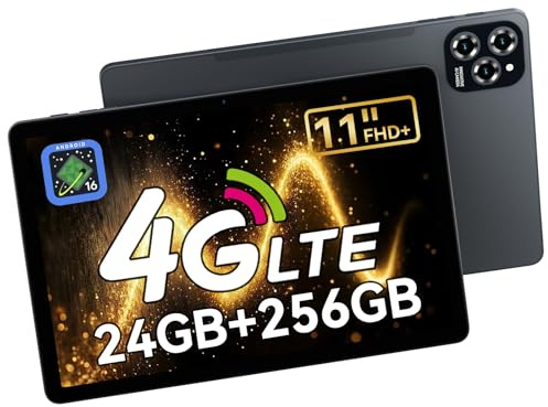 BESTTAB Tablet, Android 15 Tablet-11 Inch FHD Display, 24GB RAM 256GB ROM /2TB TF, T615 Octa-Core AI Tablets, 8000mAh/18W Fast Charge,16MP Camera, TÜV Certified HD,5G Wifi GPS, OTG, Office, Gaming02