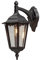 Konstsmide Firenze 7212-750 Wandleuchte B: 23,5cm T: 30cm H: 48cm / 1x100W / IP43 / lackiertes Aluminium / matt-schwarz