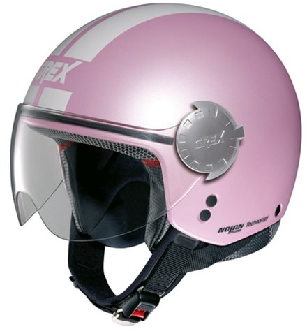 GREX Stripes Motorrad Helme Fb., Rosa, XXS