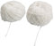 sourcingmap Lot de 2 blanc en forme de balle reliée Ficelle de coton filetage 111 M