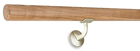 Ballettstange Esche, Ø 42mm inkl. 2 Halter neusilber (100 cm)