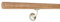 Ballettstange Esche, Ø 42mm inkl. 2 Halter neusilber (100 cm)